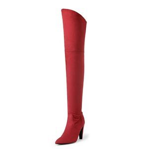 DREAM PAIRS Women's Thigh High Boots Over The Knee Heels Long Sexy Pointed To...